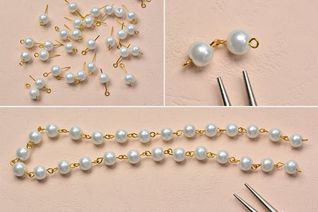 Make the Pearl Necklace Strand