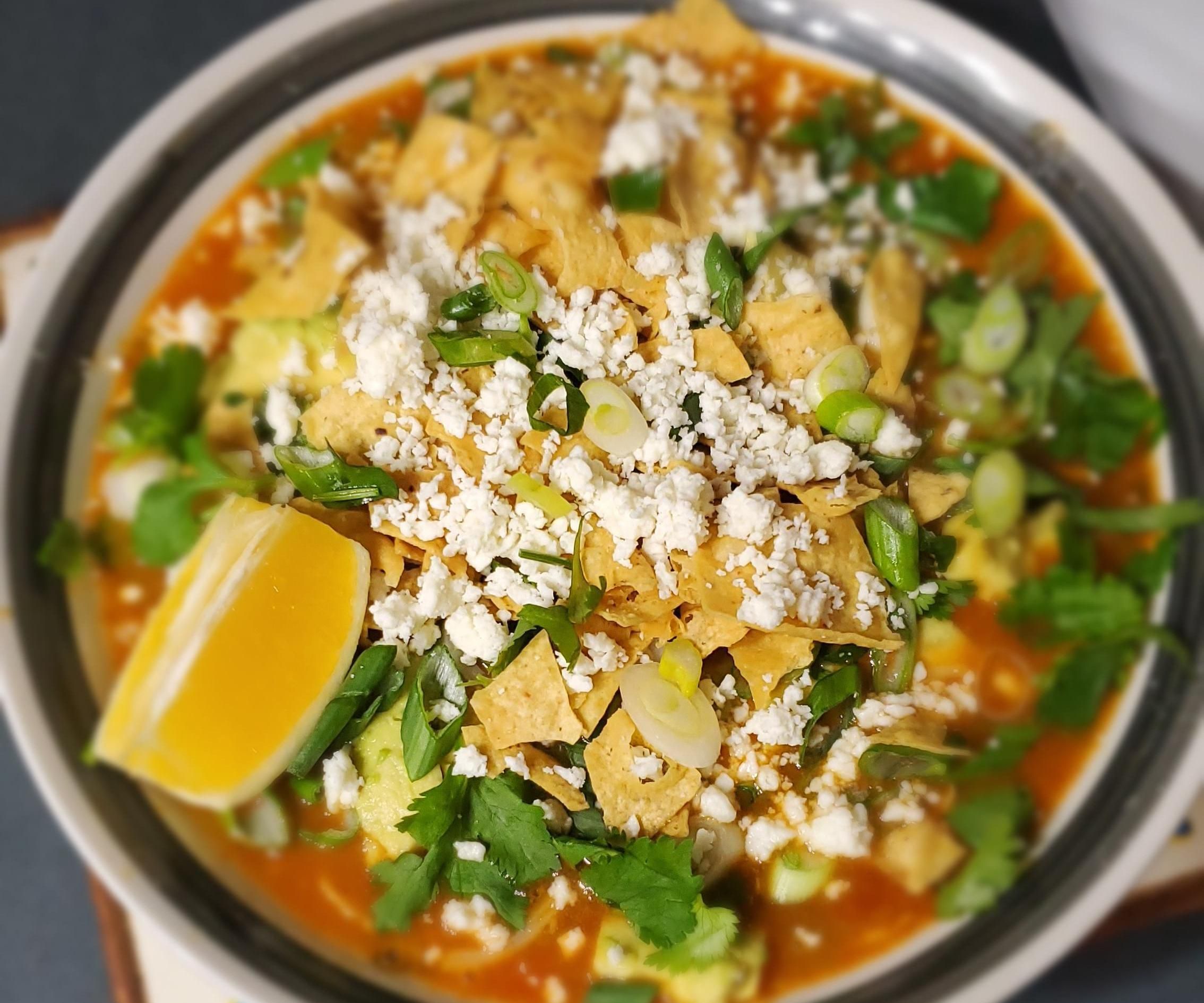 Canned Chicken Tortilla Soup Makeover