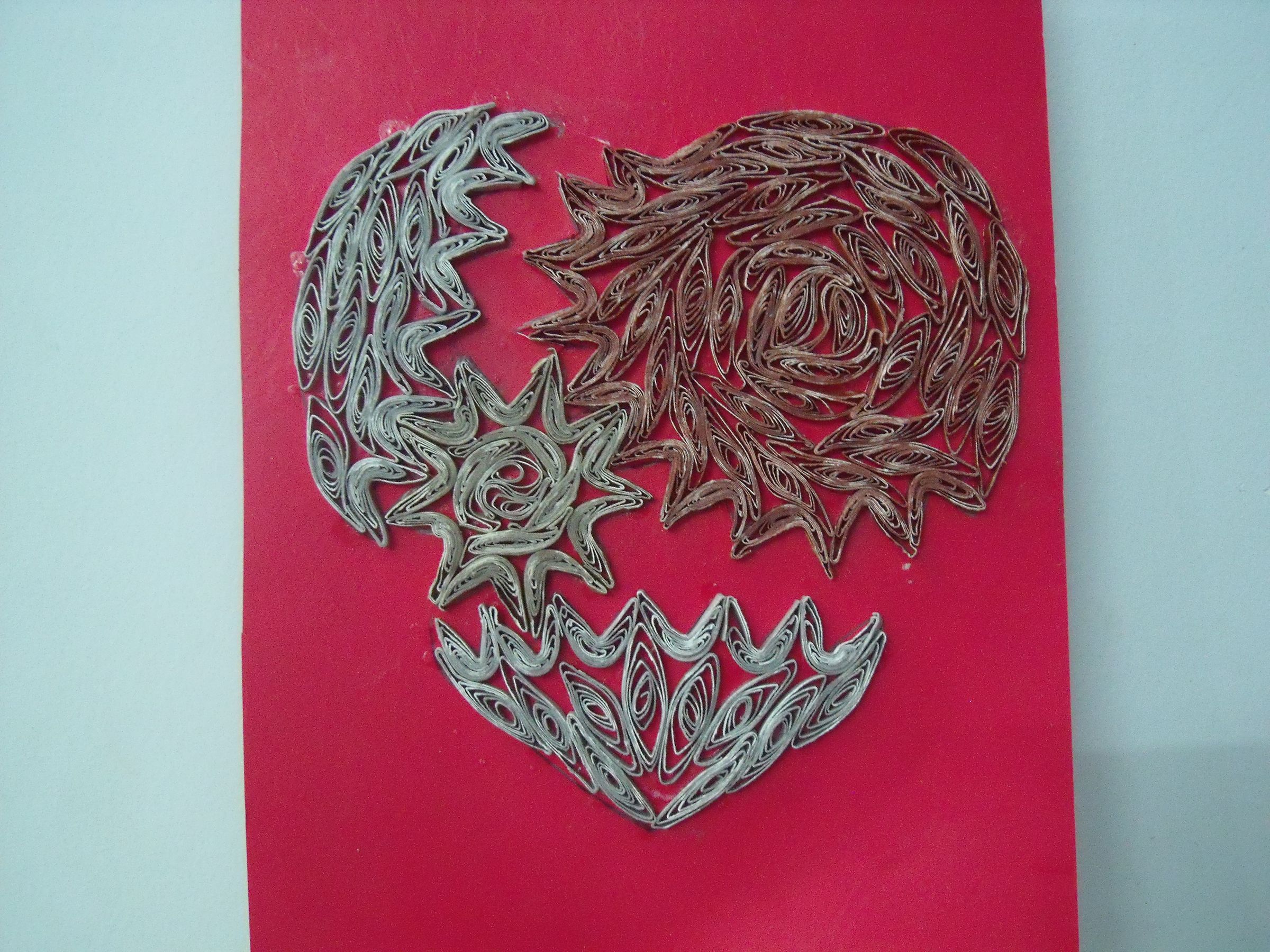 Quilling Art: Steam Punk Gear Heart