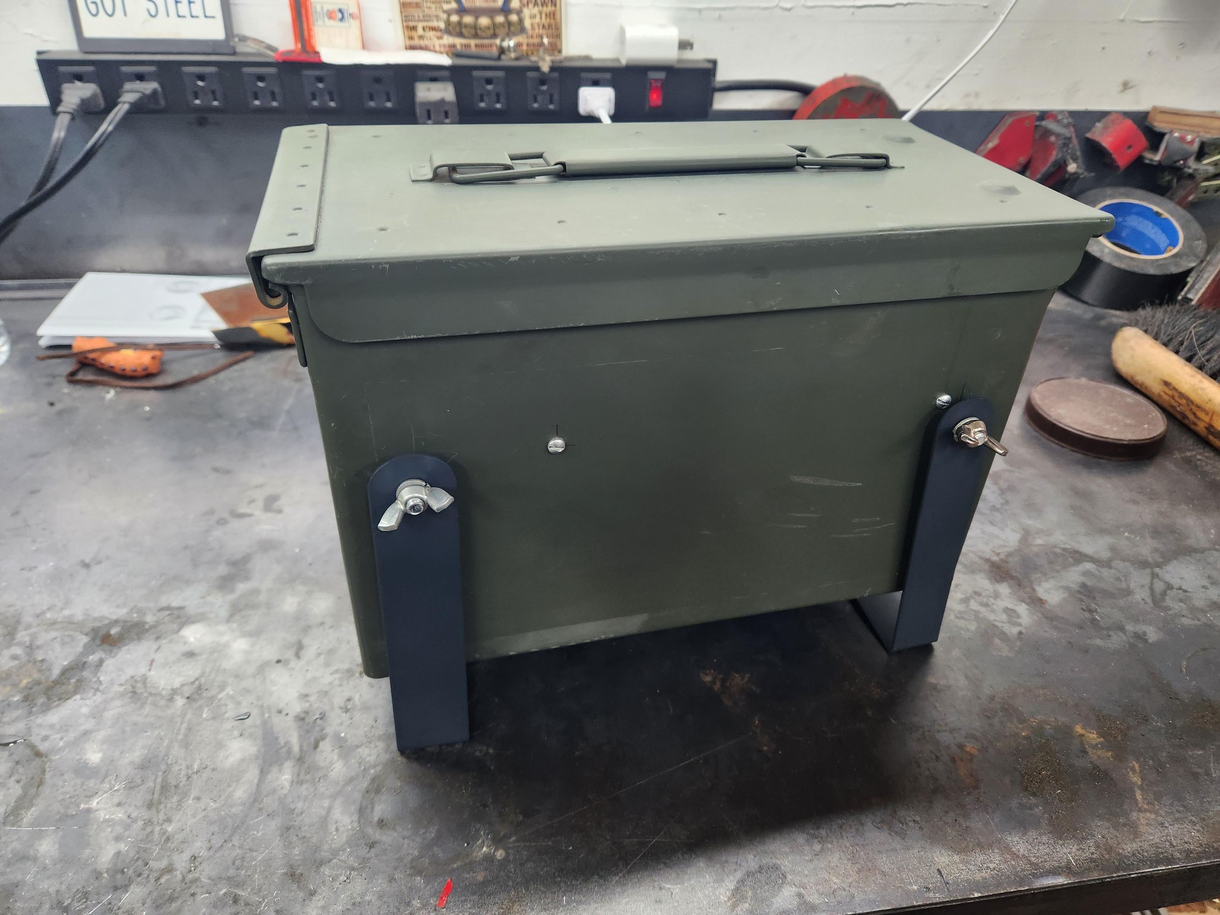 Tactical Ammo Can Portable Propane Fire Pit 4 Steps (with Pictures