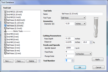 Selecting the Finishing Toolpath