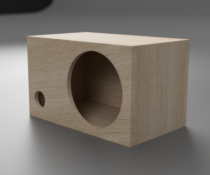 Wooden best sale subwoofer box