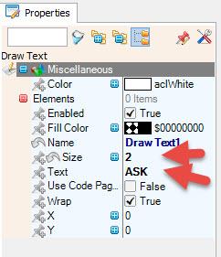 In Visuino Set Display
