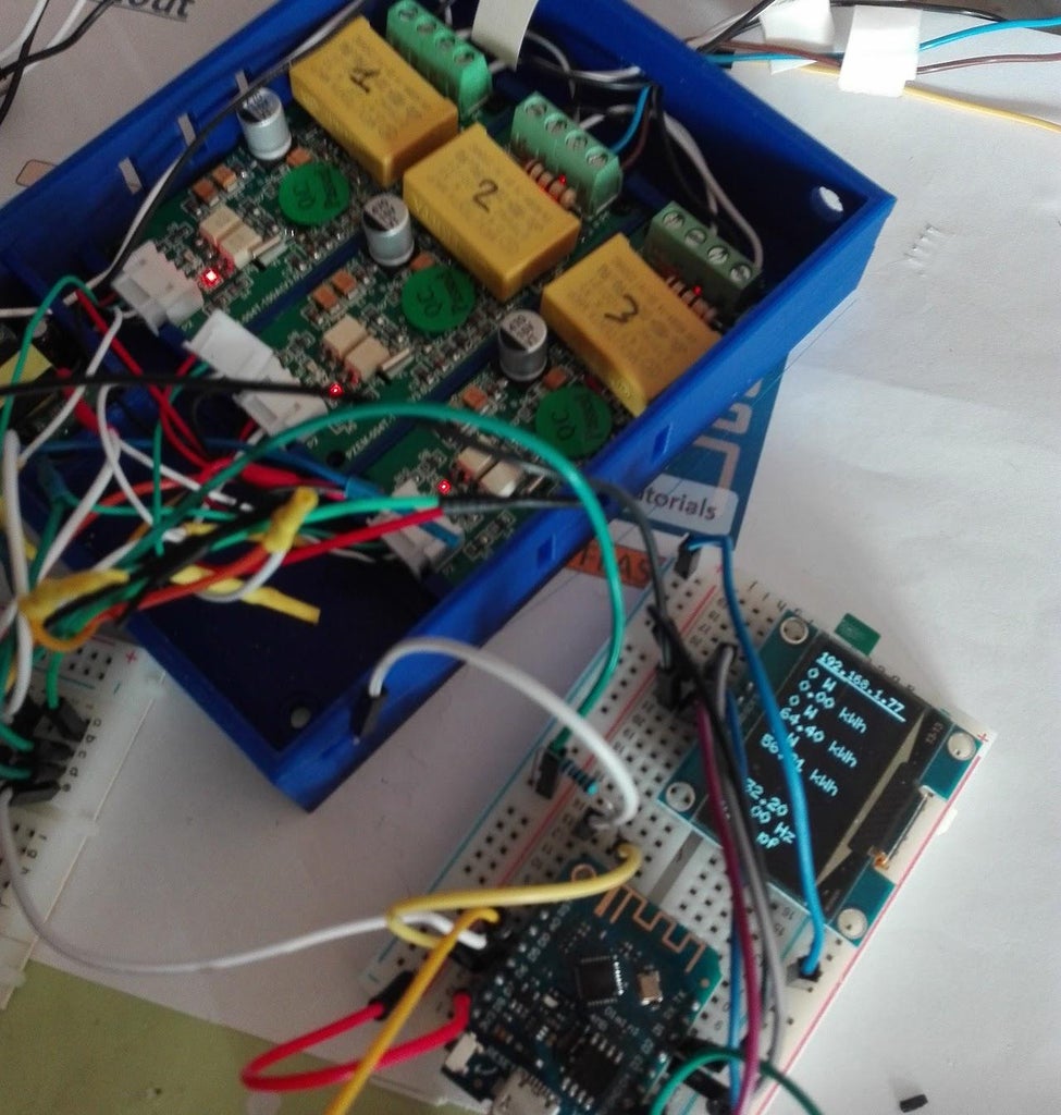 PZEM 04 Wemos D1 to DOMOTICZ With Oled : 7 Steps - Instructables