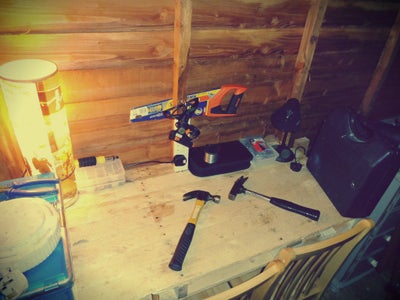 Workbench From a Pallet