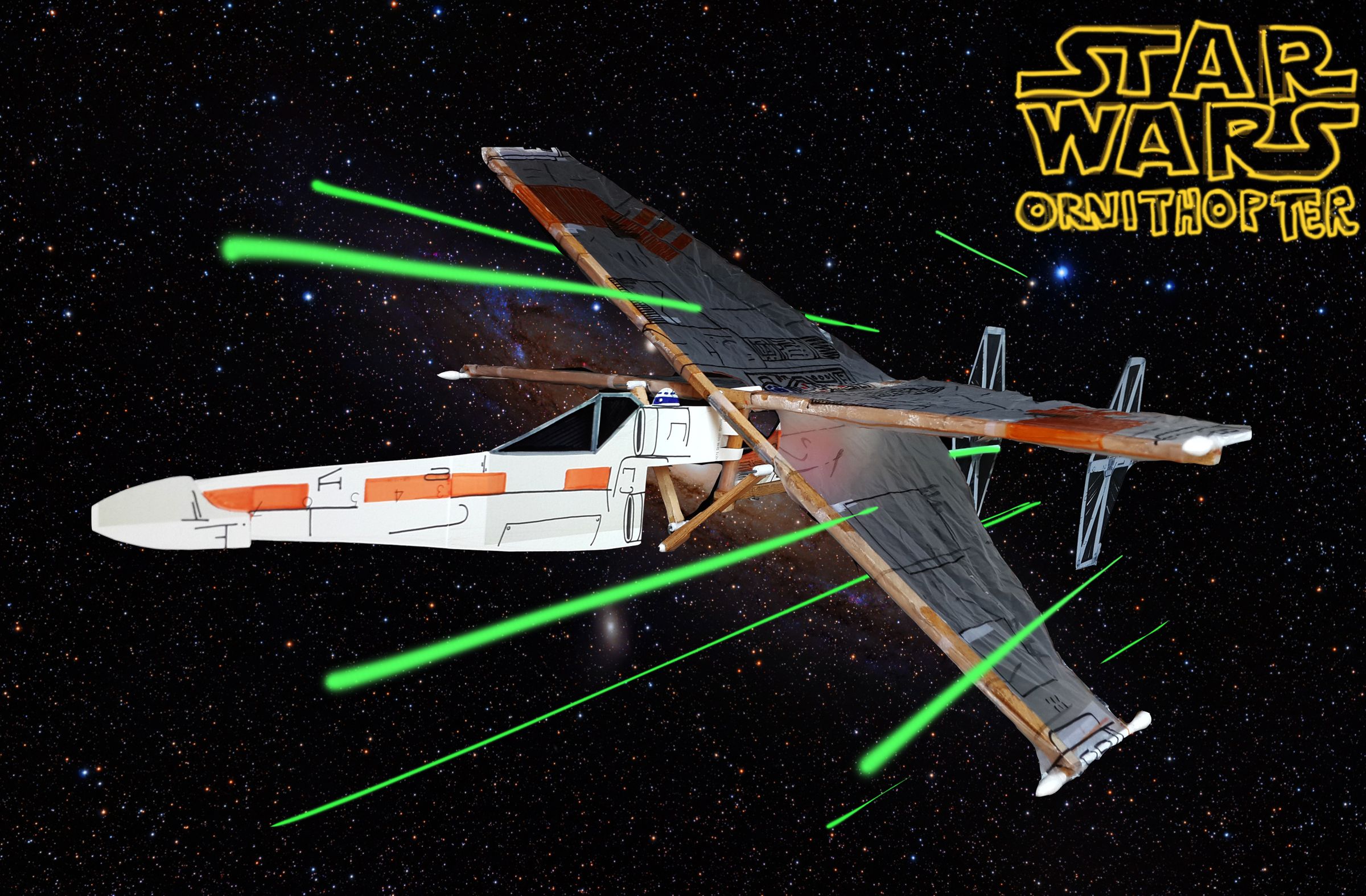 Star Wars Ornithopter / X-Wing vs TIE Fighter