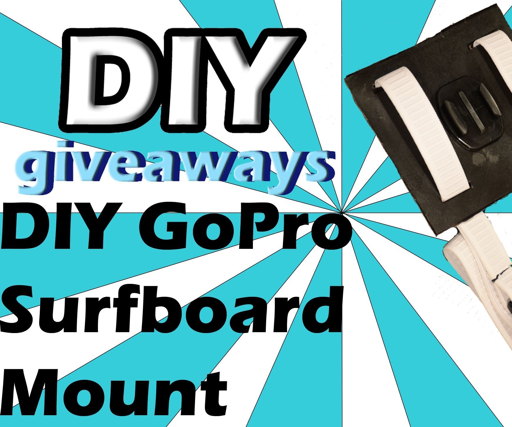 DIY GoPro Surfboard Mount for Under $10!!!