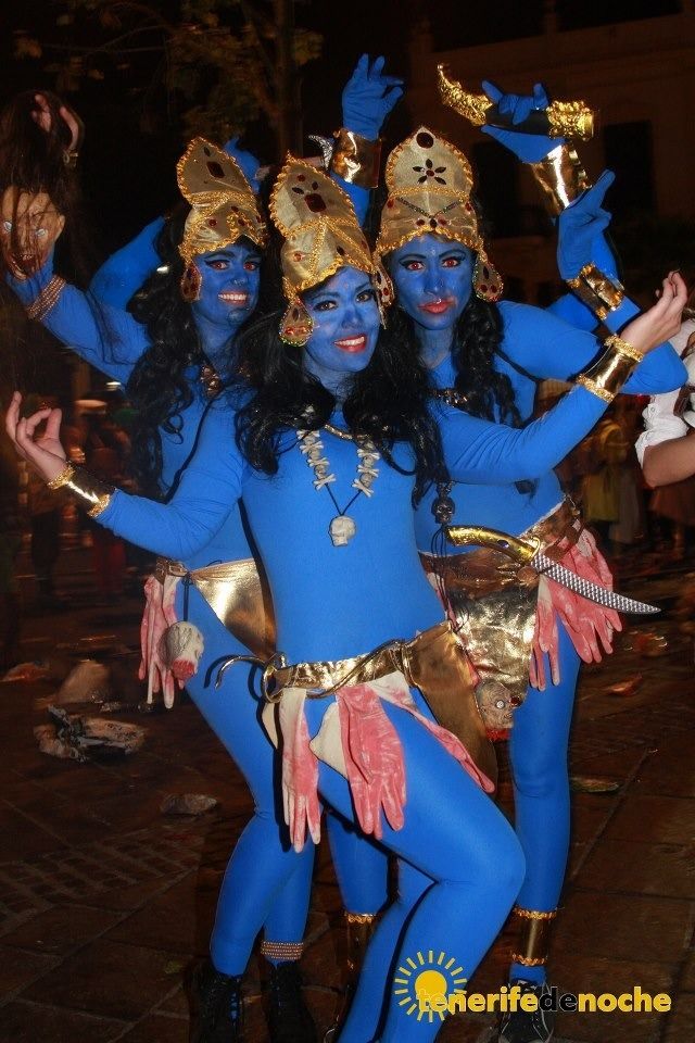 Armed Costume Hallowen Dios Indu India Kali Costume 4 Arms Disfraz Kali 4 Brazos TENERIFE CARNAVAL ORIGINAL DISFRAZ Goddes