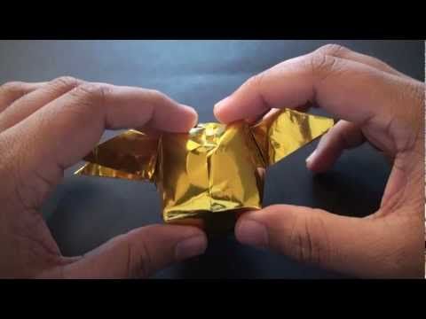 How to Make an Origami Harry Potter Golden Snitch!