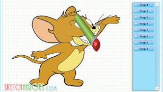 How to Draw Jerry (Tom and Jerry)