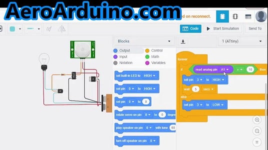 Arduino Automatic Motion Detection Activated Lamp With PIR Sensor on ...