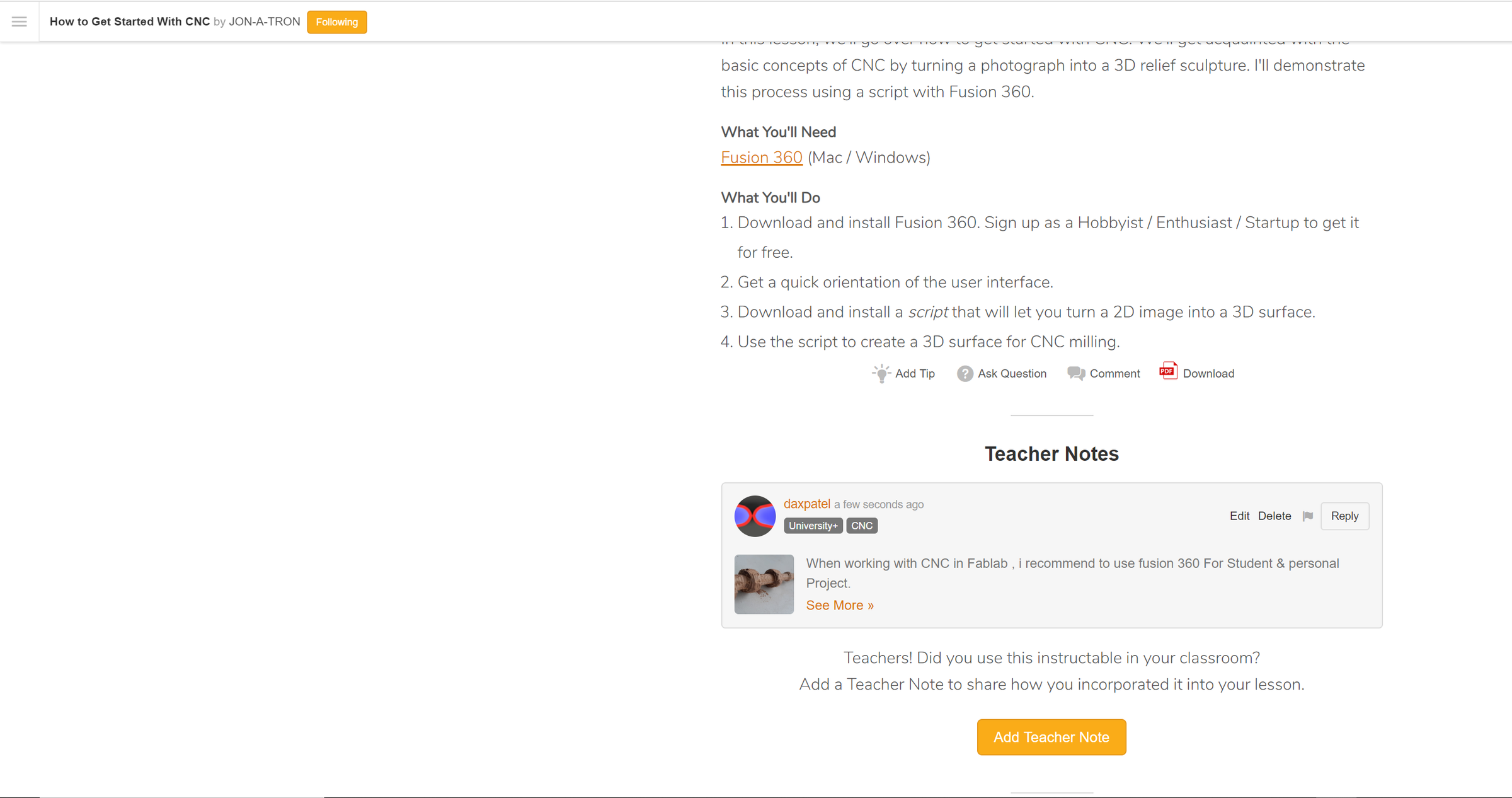 CNC Wood Working Using Fusion360