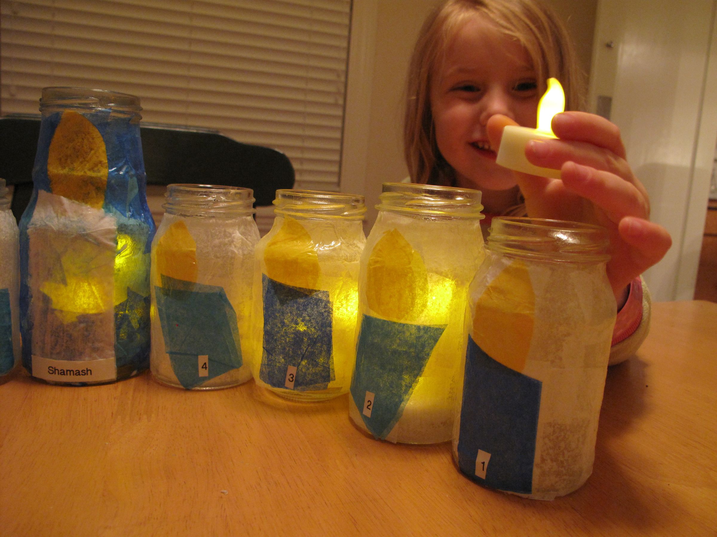 How to Make a Tot-friendly Menorah for Chanukah