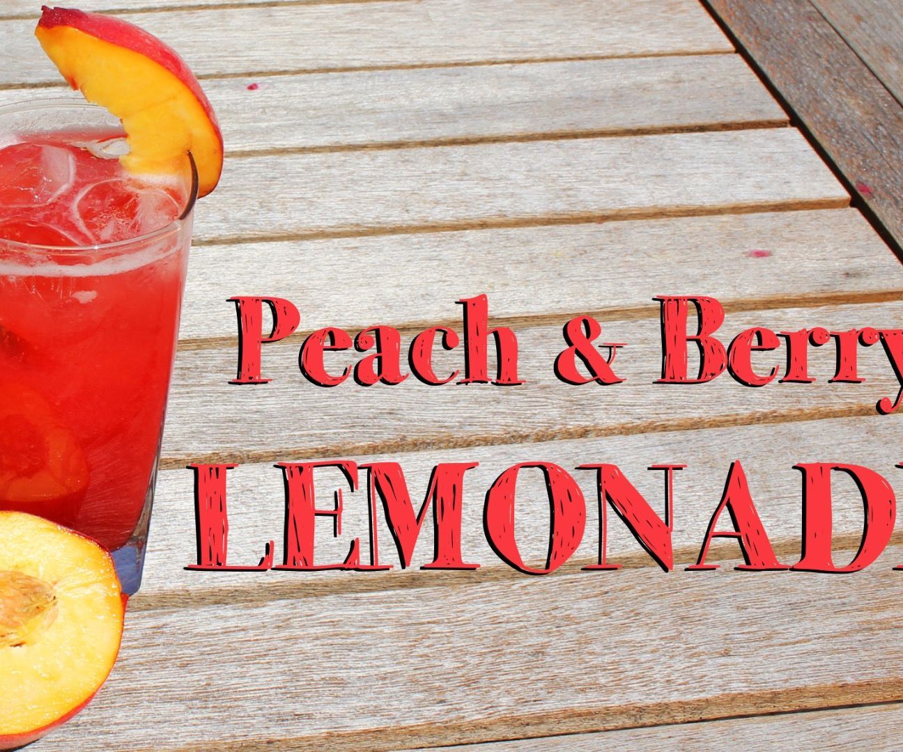 Peach and Berry Lemonade