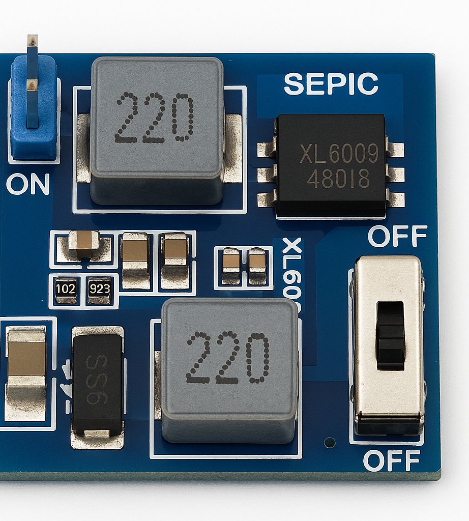 SEPIC DC-DC Converter Using the MT3608 Boost