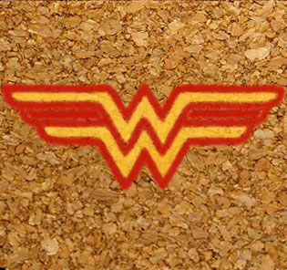 Wonder Woman Cork Coasters