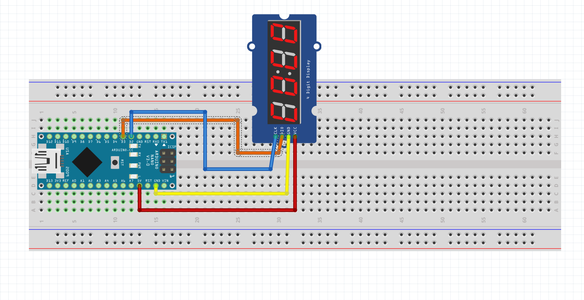 Countdown Timer(Minutes and Seconds) With Arduino and TM1637 4-Digit 7 ...