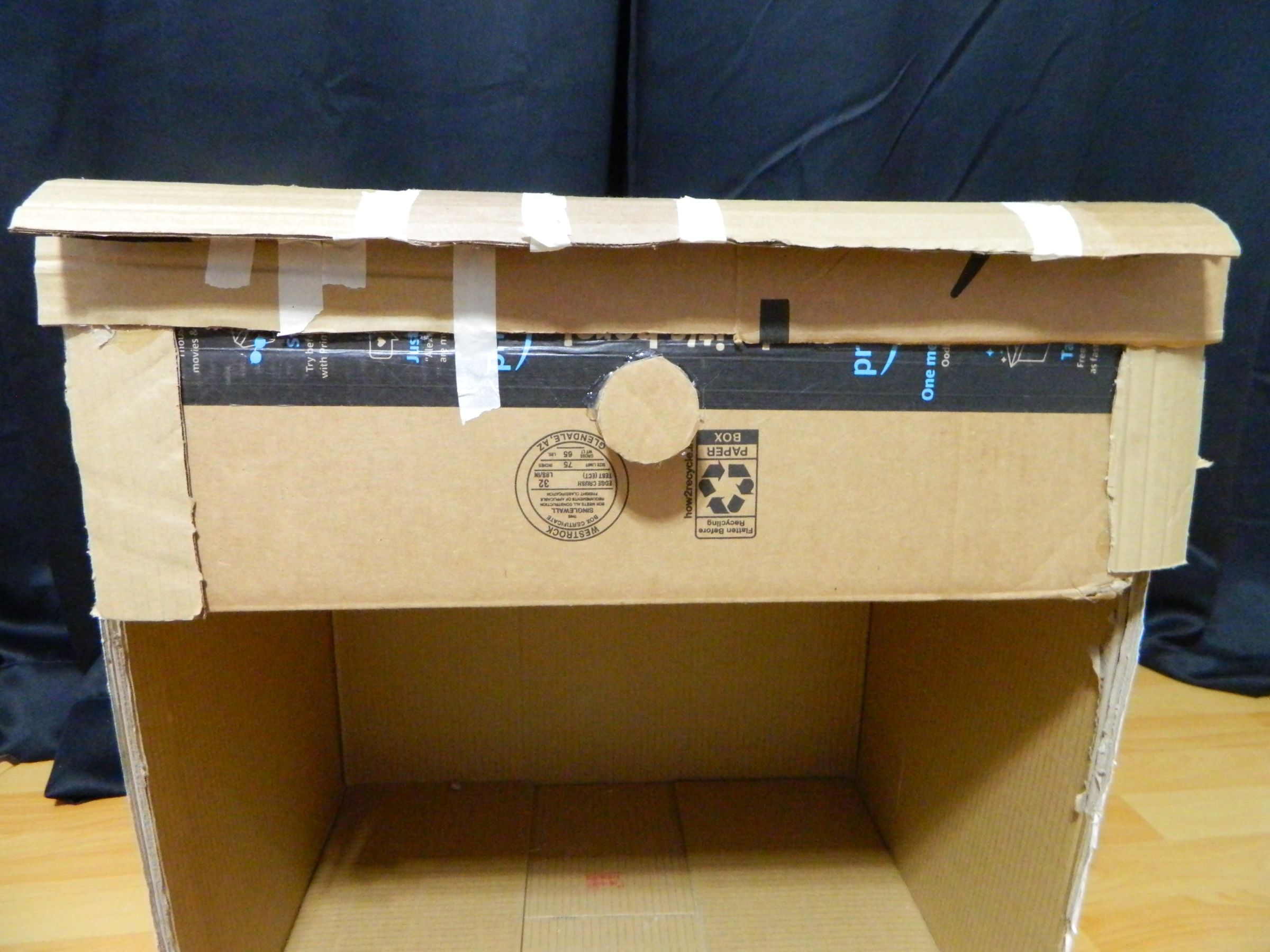 DIY Cardboard Nightstand 9 Steps Instructables