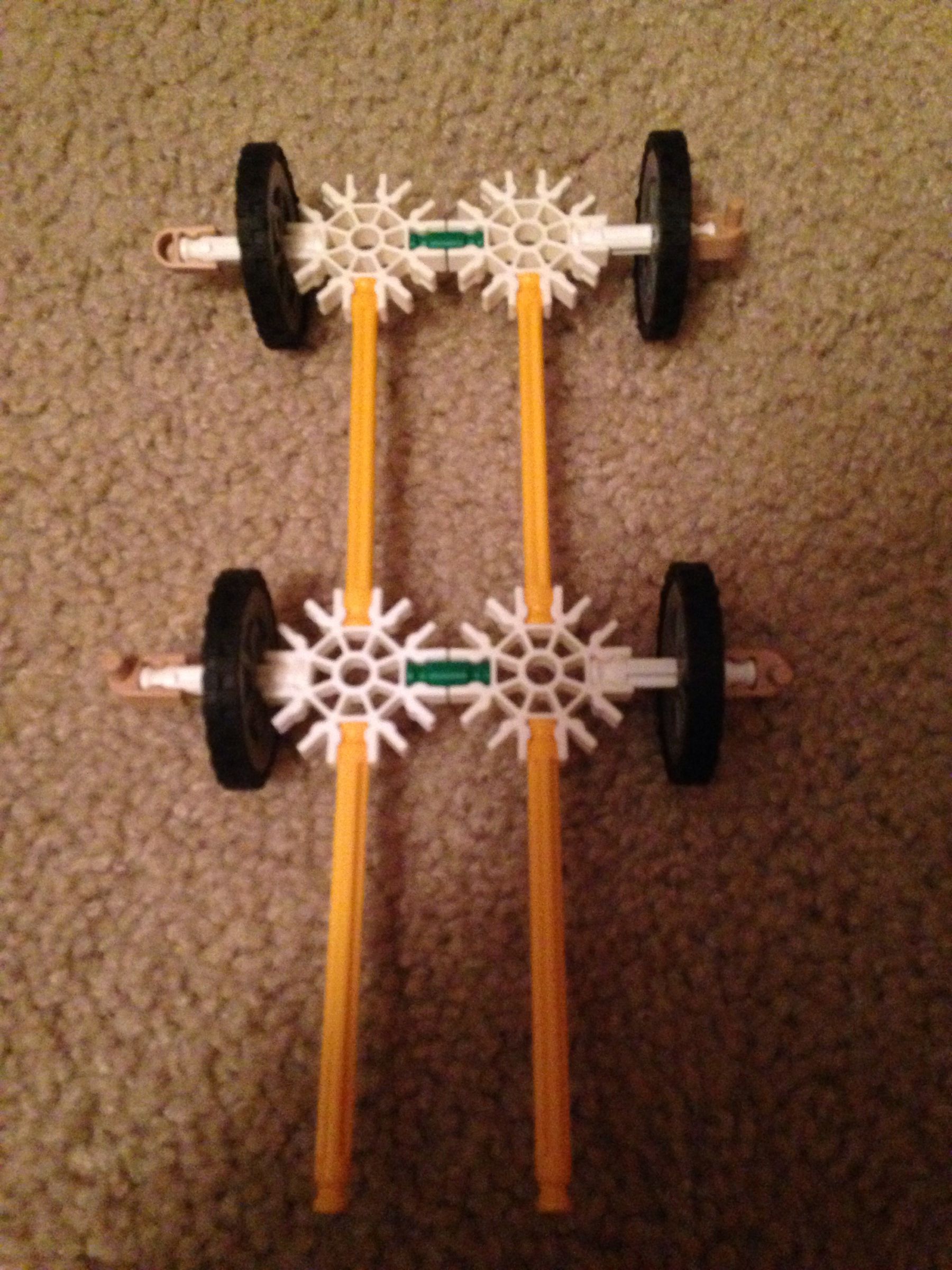 Easy Knex Demolition Derby Car