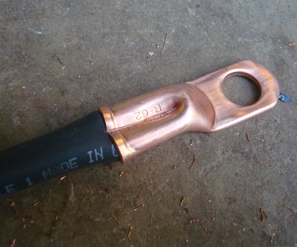 Properly Crimping a Copper Welding Lug.