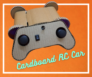 Remote control car with cardboard sales