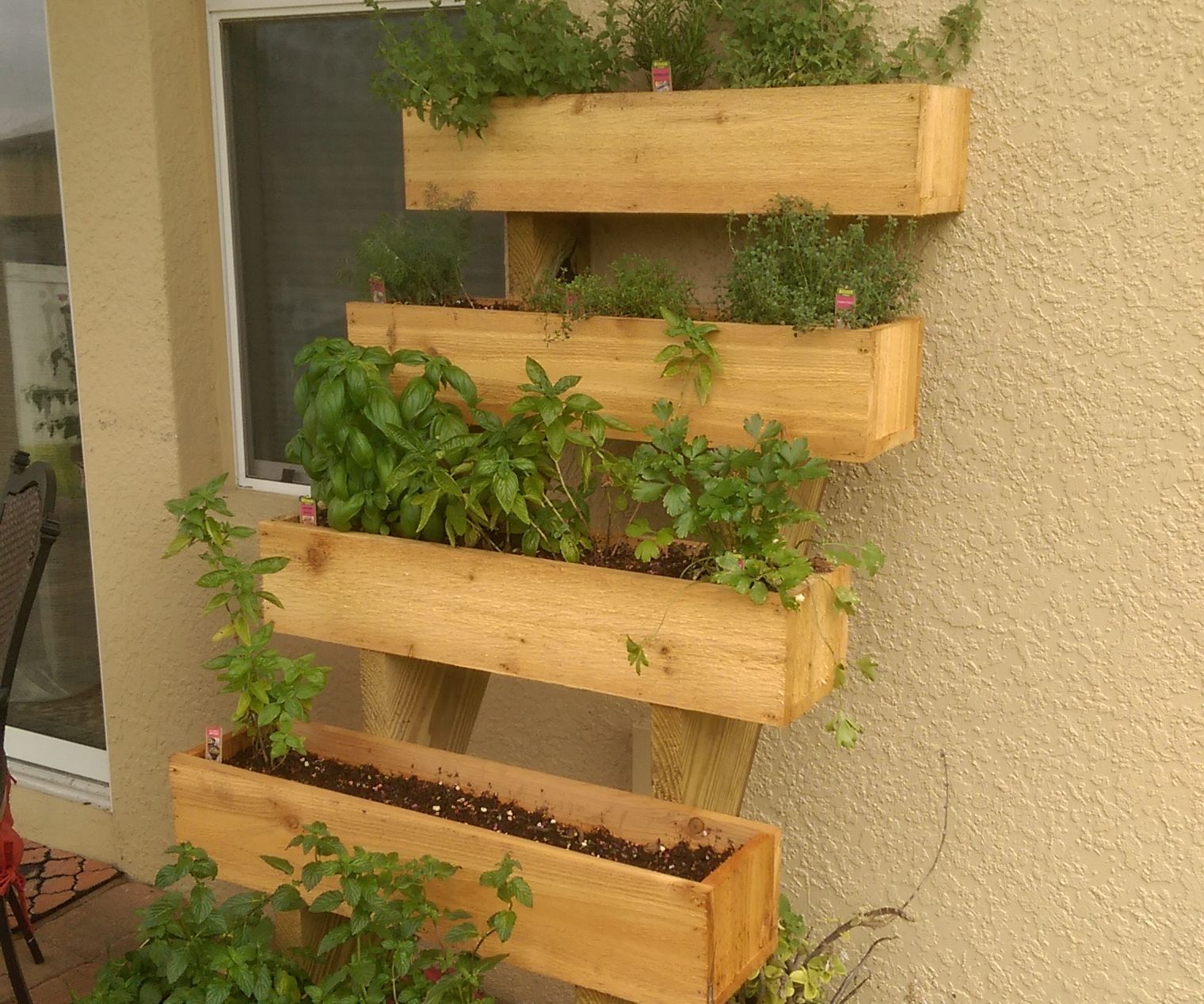 Leaning Herb Garden