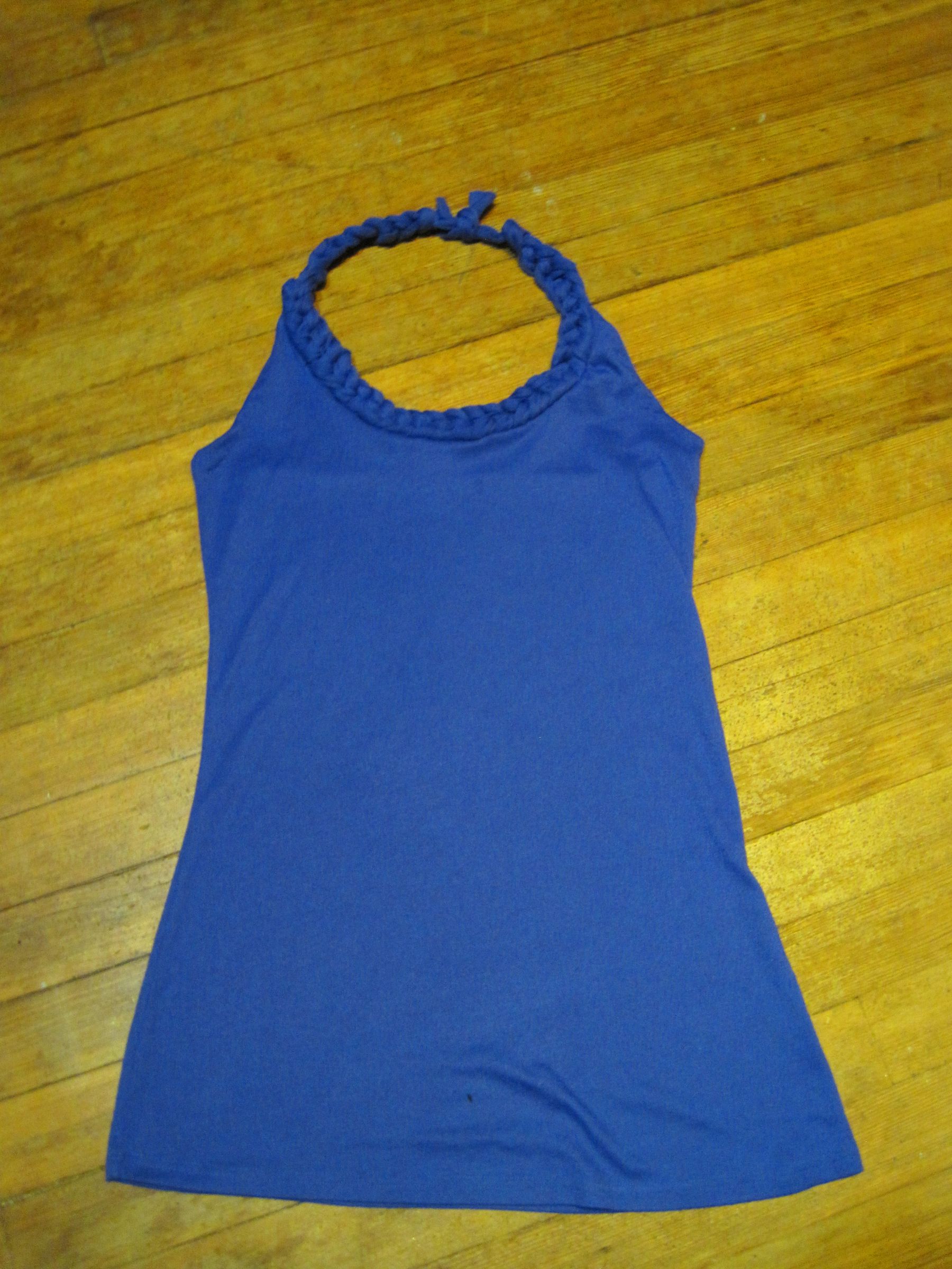 Braided Collar Halter Top
