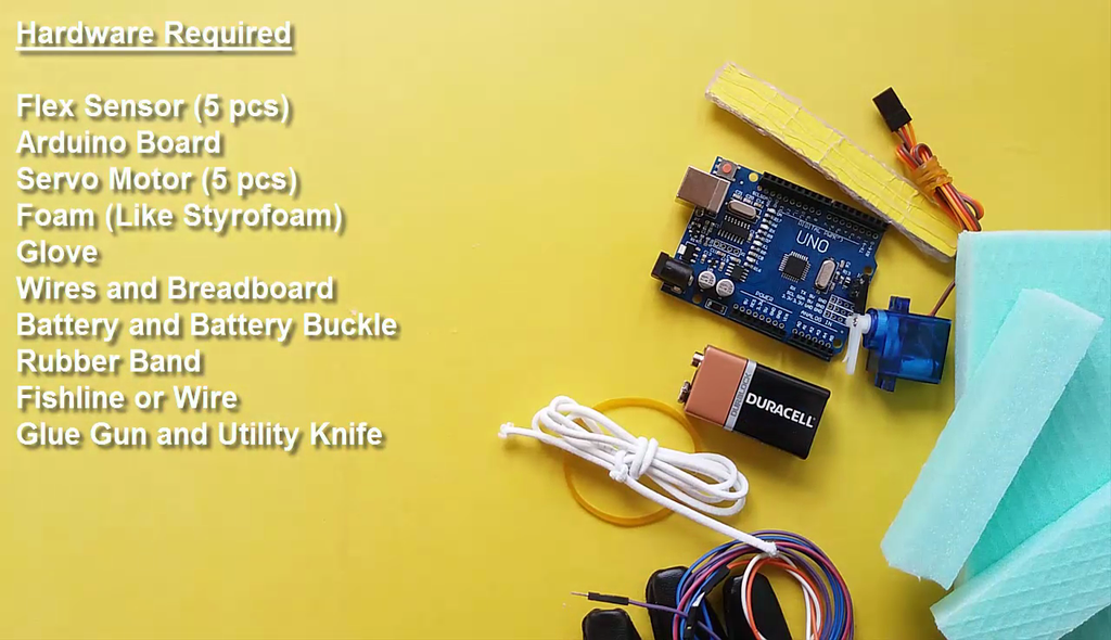 Arduino - Make a Robotic Hand (Low Cost) : 6 Steps (with Pictures ...