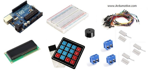 Arduino Password Security System With Magnetic Door Sensors : 6 Steps ...