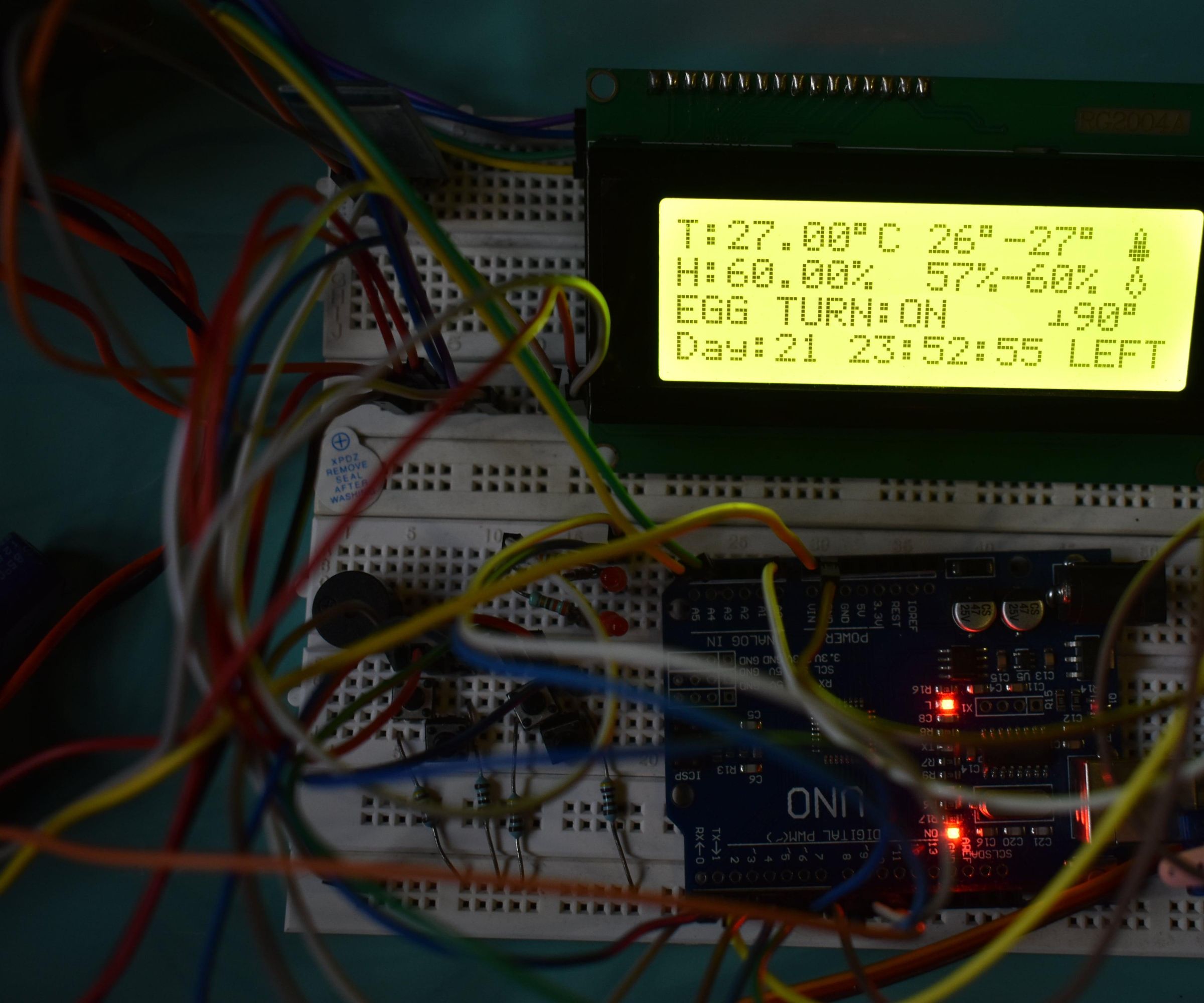 Egg Incubator Using DHT11 and Android App.