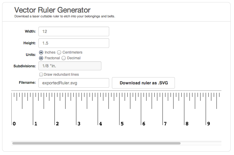How to Make a Ruler or Tape Measure With a Printer or Laser Cutter : 3  Steps - Instructables