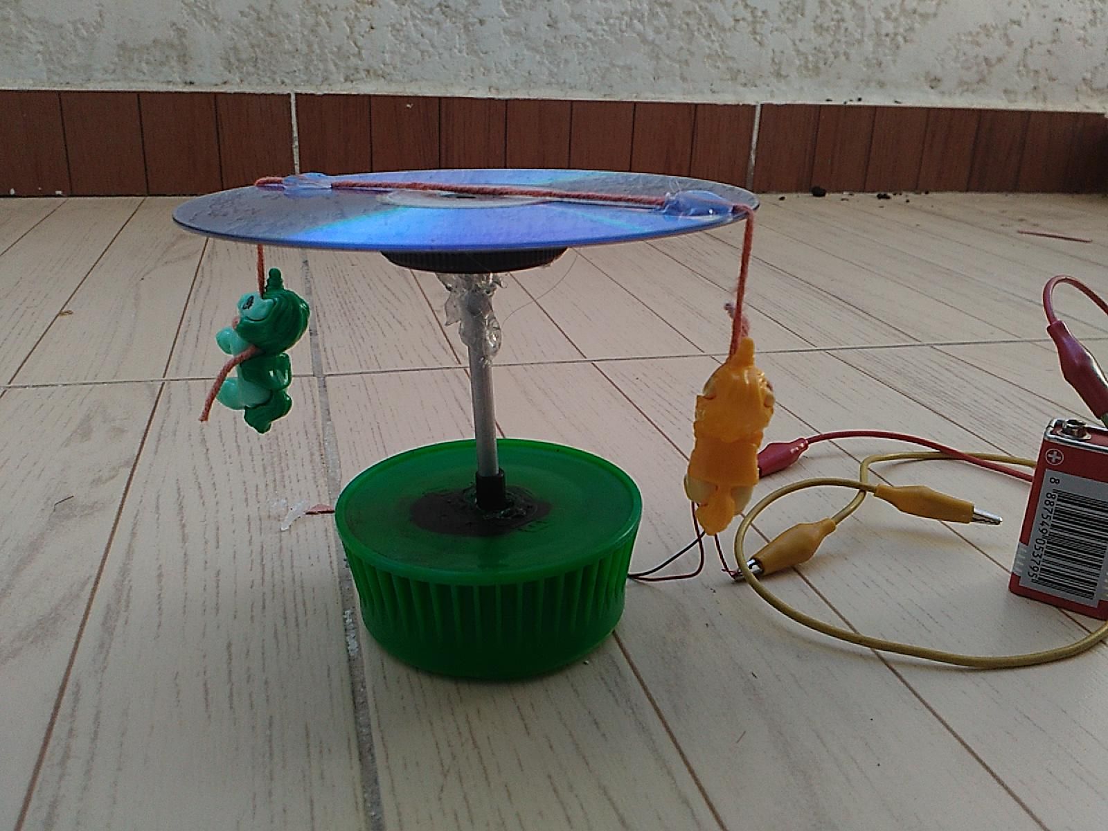 How I Made a Simple Solar Carousel for My Kids Solar Merry Go Round