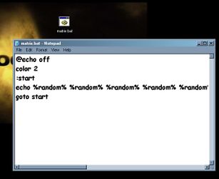 How to Make a Matrix Batch File : 3 Steps - Instructables