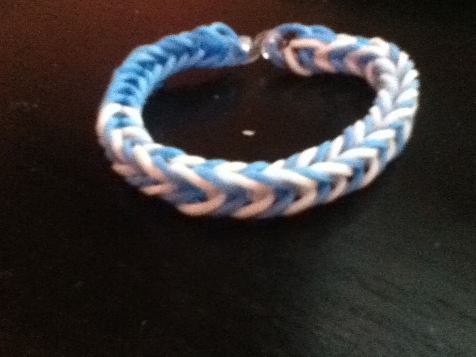 Fishtail Rubber Band Bracelet (no Loom Needed)