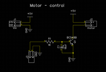 Schematic Diagram(Diptrace) - Motor Control Circuit