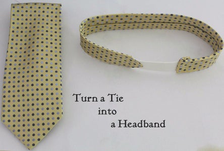 Turn an Old Tie Into a Headband