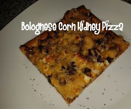Bolognese Corn Kidney Pizza Recipe
