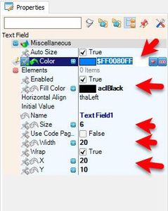In Visuino Set M5 Stack CoreS3 Display