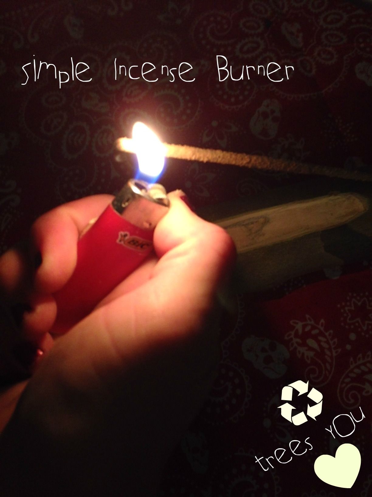 Tree Recycling: Incense Burner
