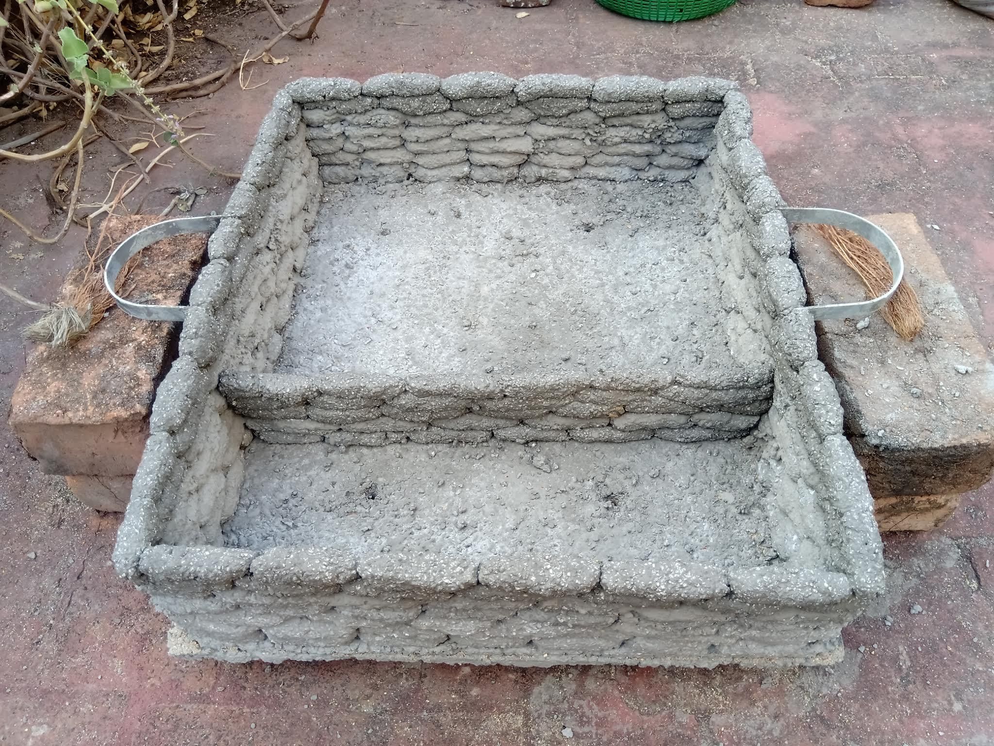 Make Giant Pots(Styrofoam, Gravel) for Bigger Plants, With Cement! 20