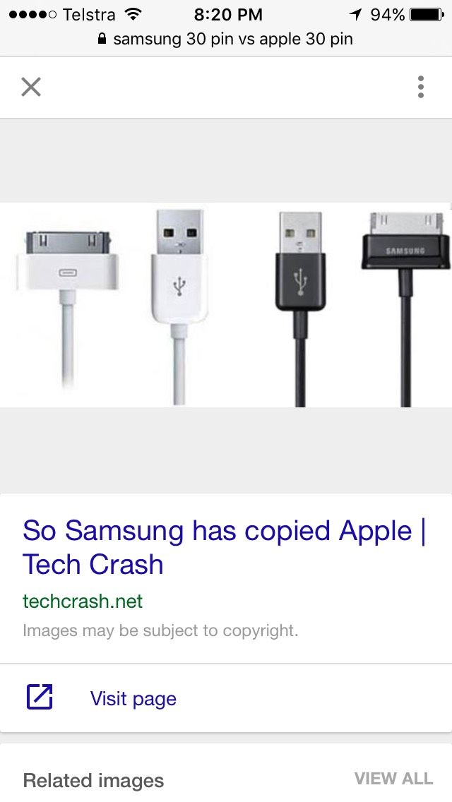 Apple 30 Pin Charger for Samsung Hack
