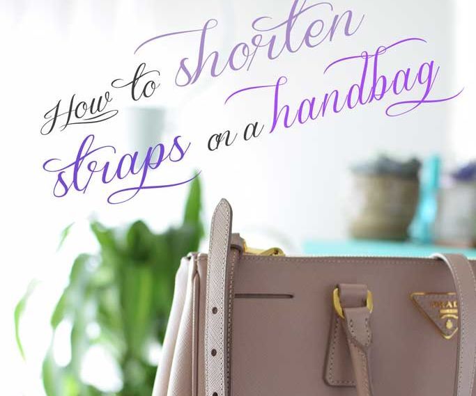 How to Shorten Straps on a Handbag