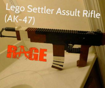 Lego Settler Assault Rifle (or AK-47)