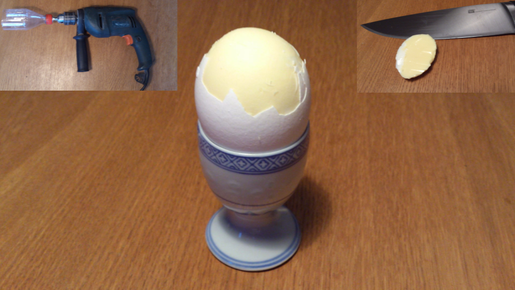 The Easiest Way I've Tried to Make Scrambled Eggs Inside Their Shell.