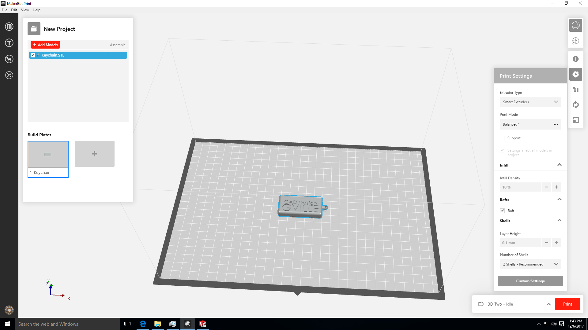 GHS CAD Keychain Tutorial 6 Steps Instructables