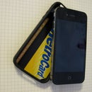 iphone subway card holder with mute button wedge
