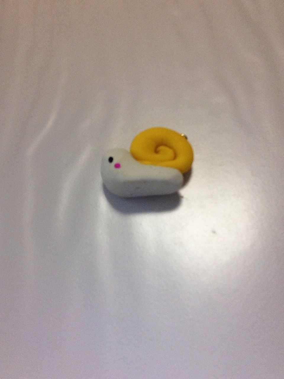 Polymer Clay Snail Charm Easy