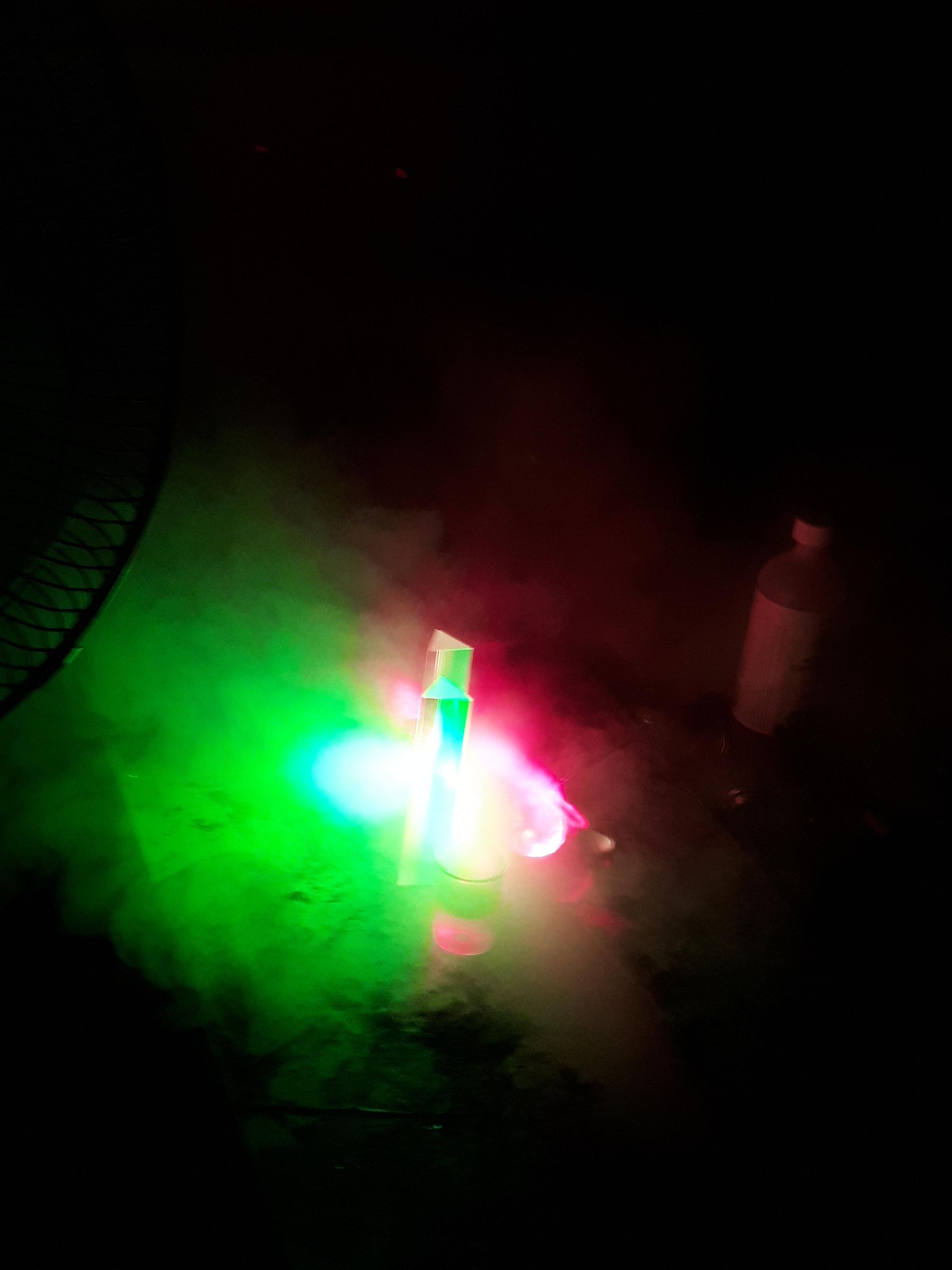 Fog Machine and Laser Combined Show. 4 Steps Instructables