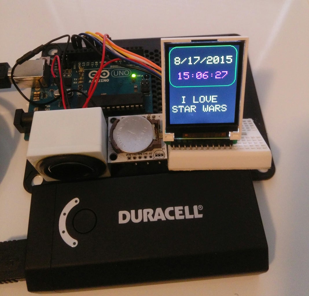 Arduino Color LCD Message Clock : 7 Steps (with Pictures) - Instructables