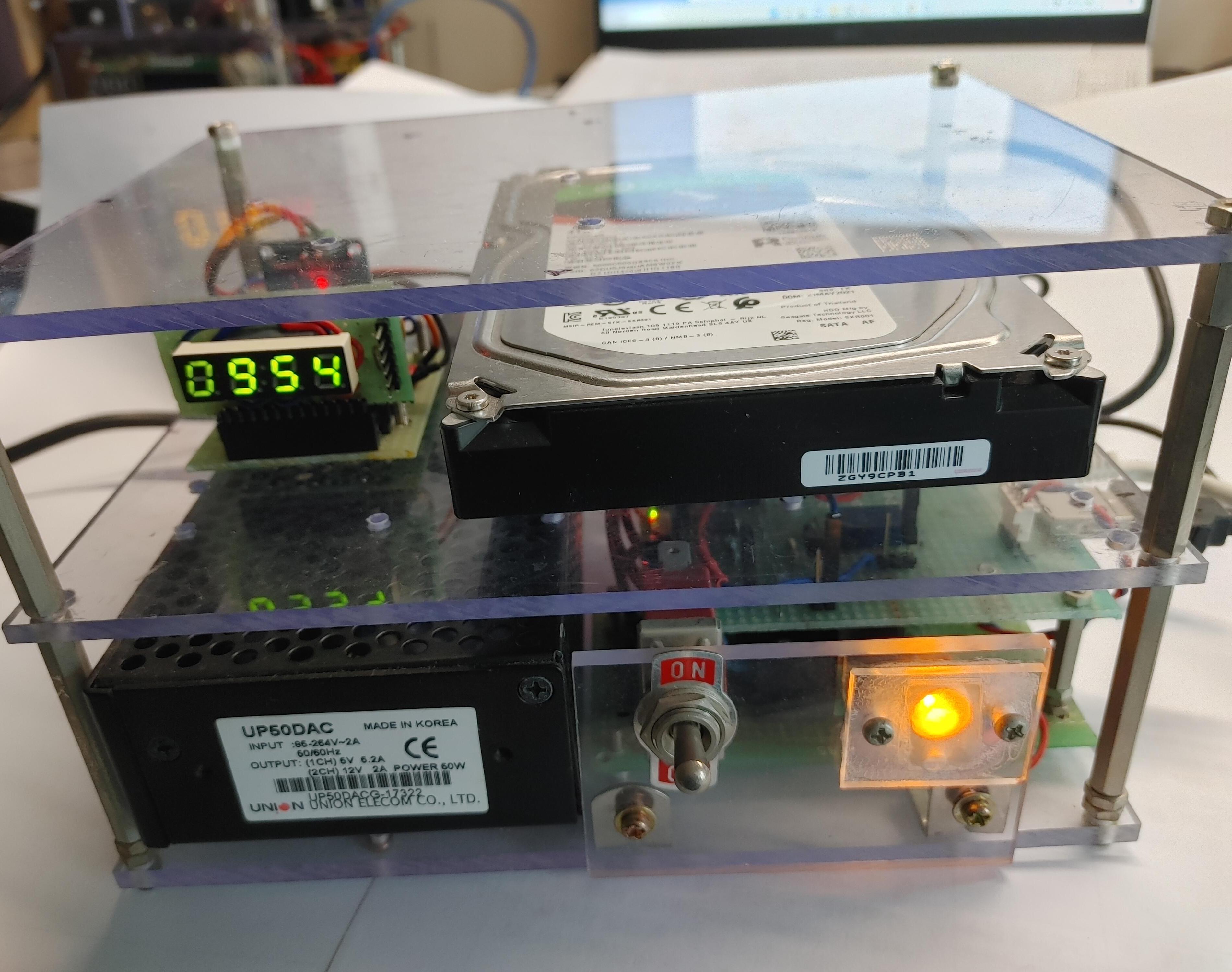 File Server With Current Meter
